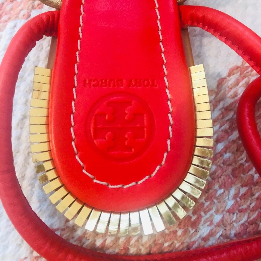 Tory Burch Sinclair seashell sandals 🐚